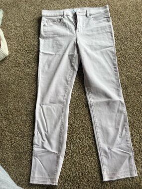 Loft Light Pale Lavender Skinny Jeans